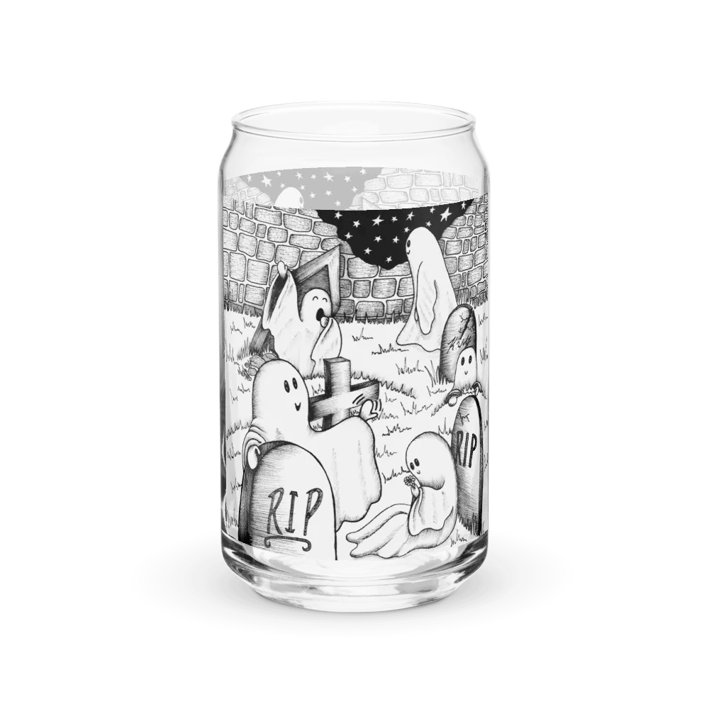 Graveyard Wake Up can-shaped glass product image (1)