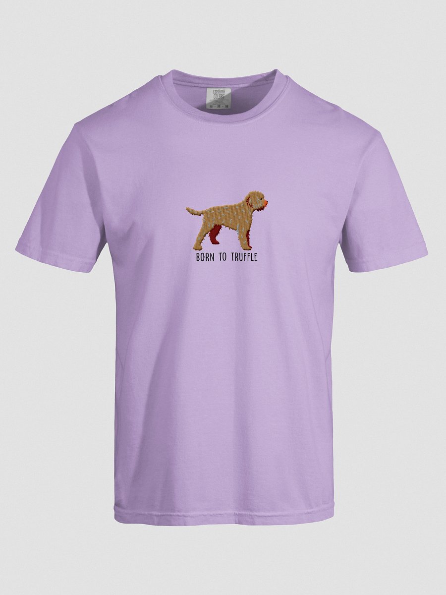 Born to Truffle T-Shirt(Embroidered) of a Lagotto Romagnolo(Tan) product image (47)