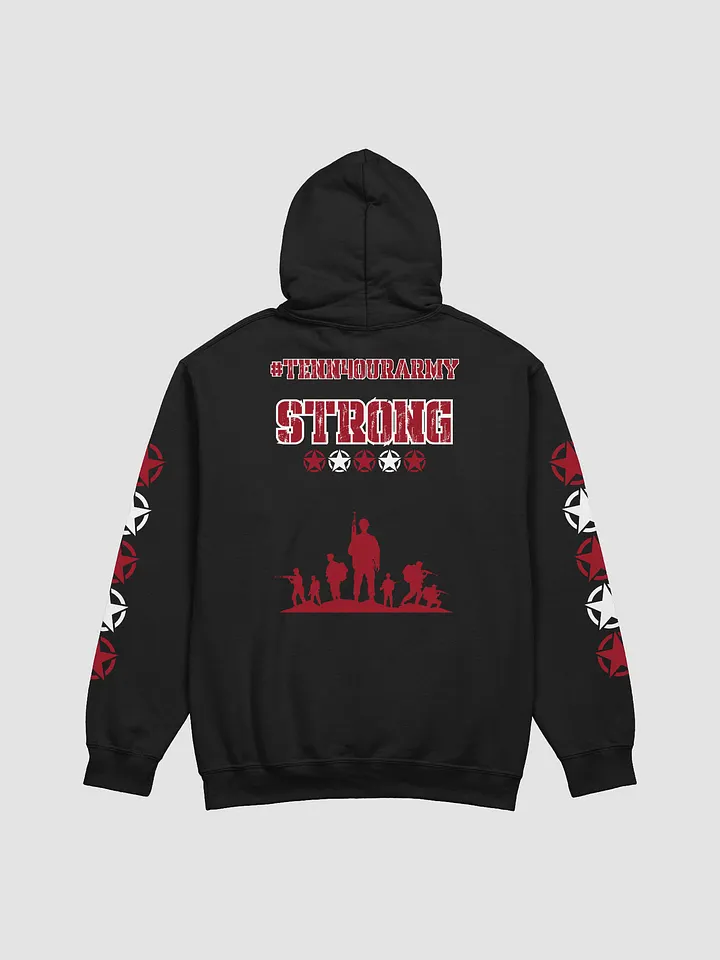#TeNN4OURARMY Hoodie Red & White product image (5)