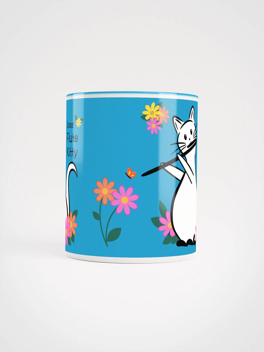 Flute Kitty Ceramic Mug - 11 0z - Bass Flute product image (5)