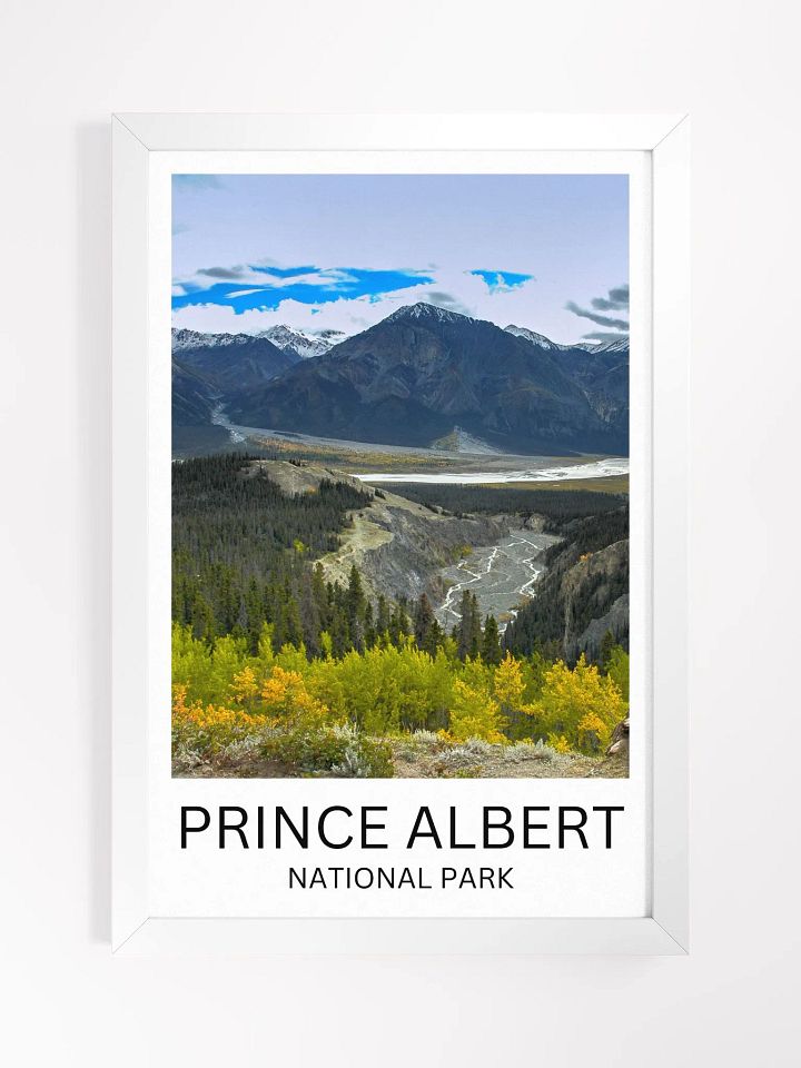 Prince Albert National Park Matte Framed Poster product image (4)
