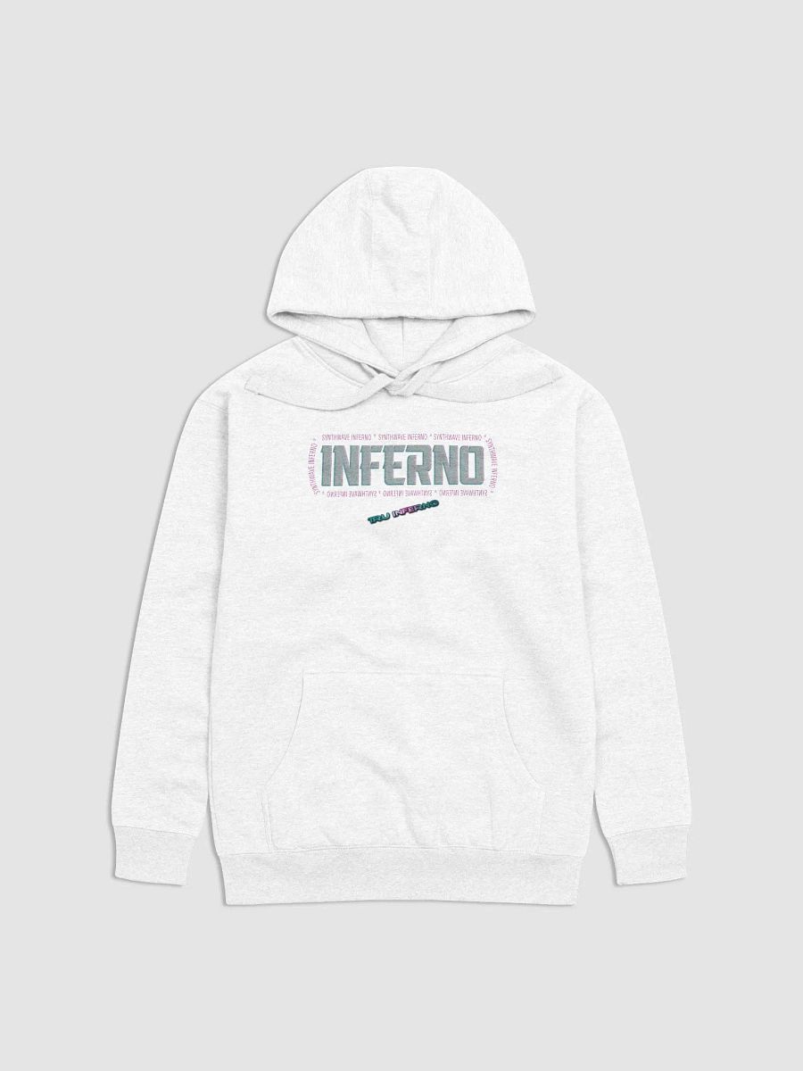 Synthwave Inferno Hoodie (White) product image (1)