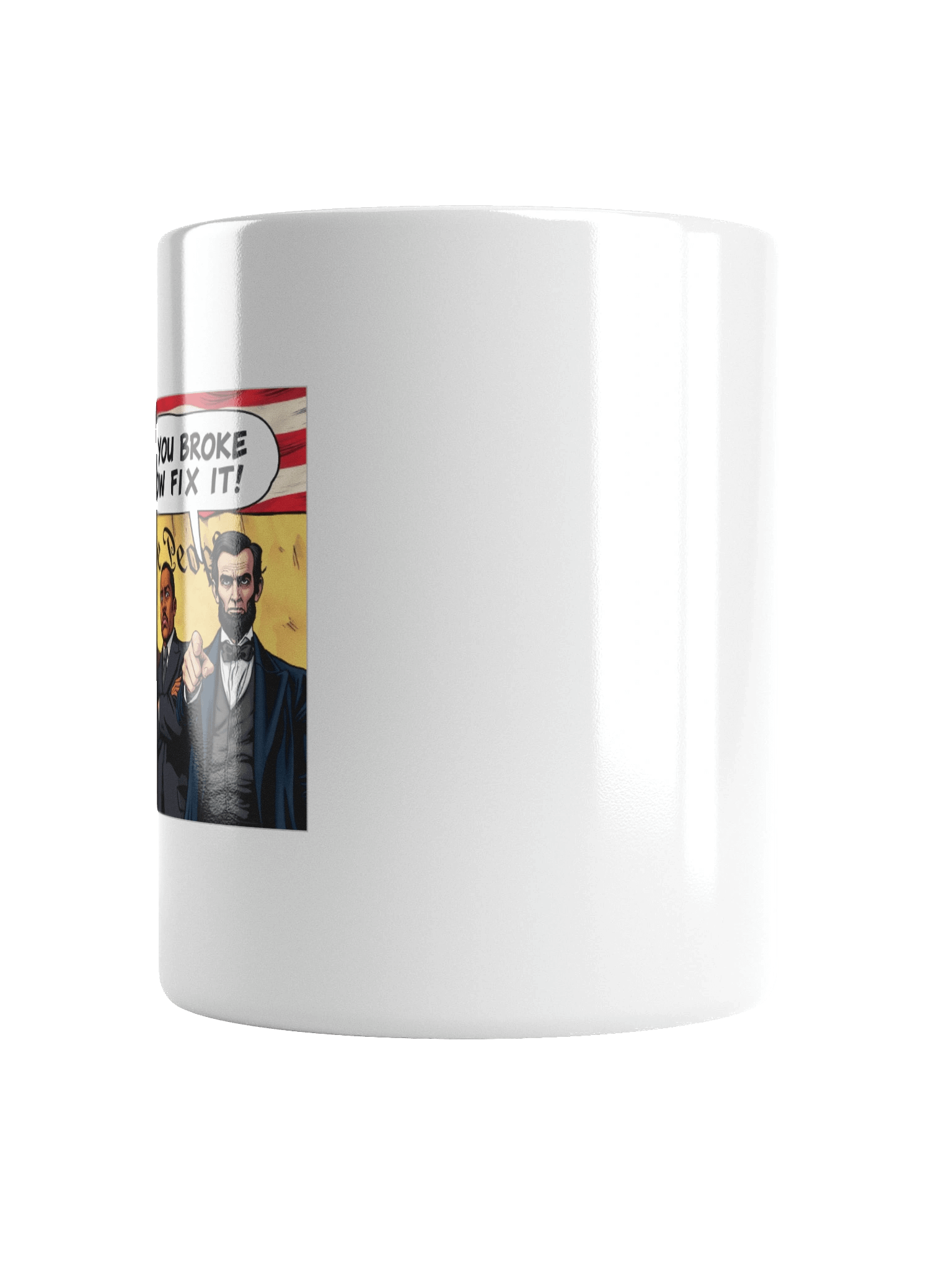 MAGA You Broke It Now Fix It! - White Mug product image (4)