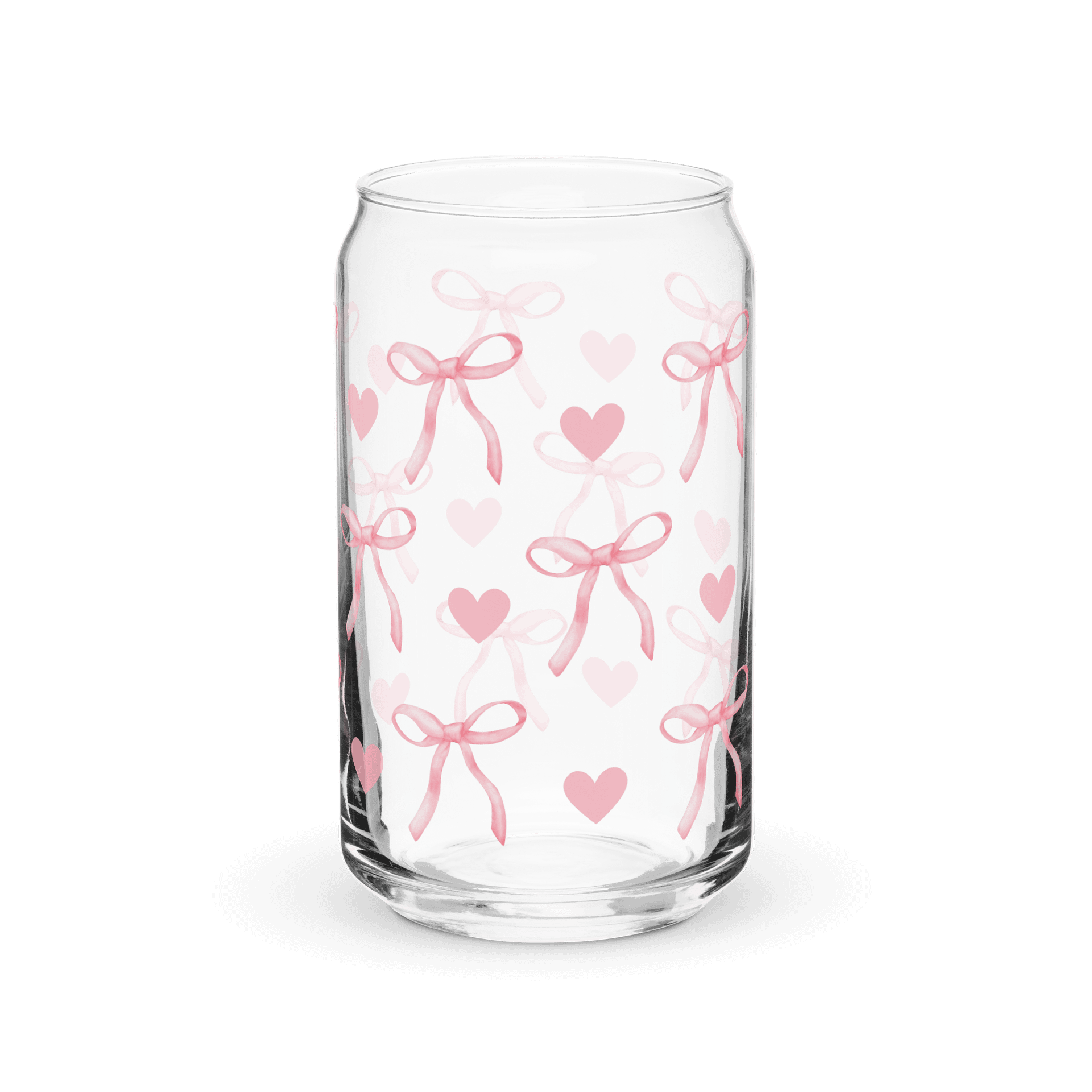 Pink Bow Coquette Glass Tumbler product image (7)