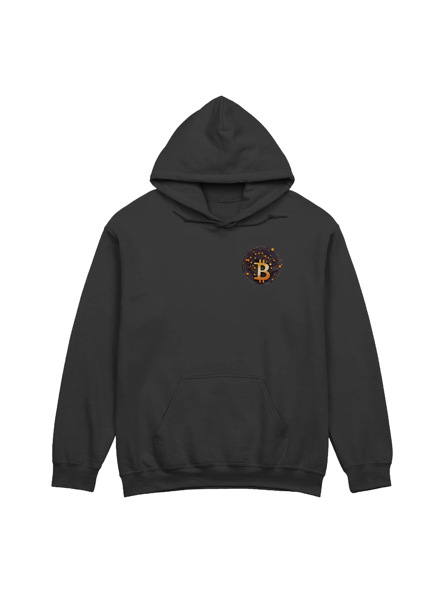 Golden Bitcoin To The Moon Hoodie, Trendy Crypto Sweatshirt, Perfect Gift for Bitcoin Lovers product image (3)