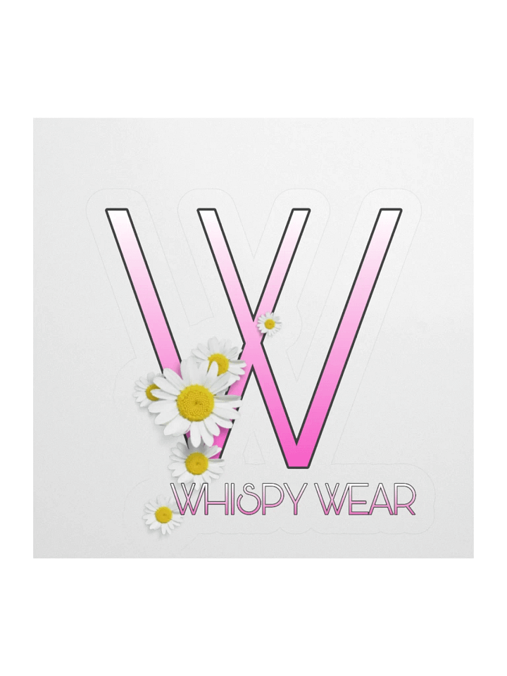 Whispy Wear Logo Sticker product image (2)