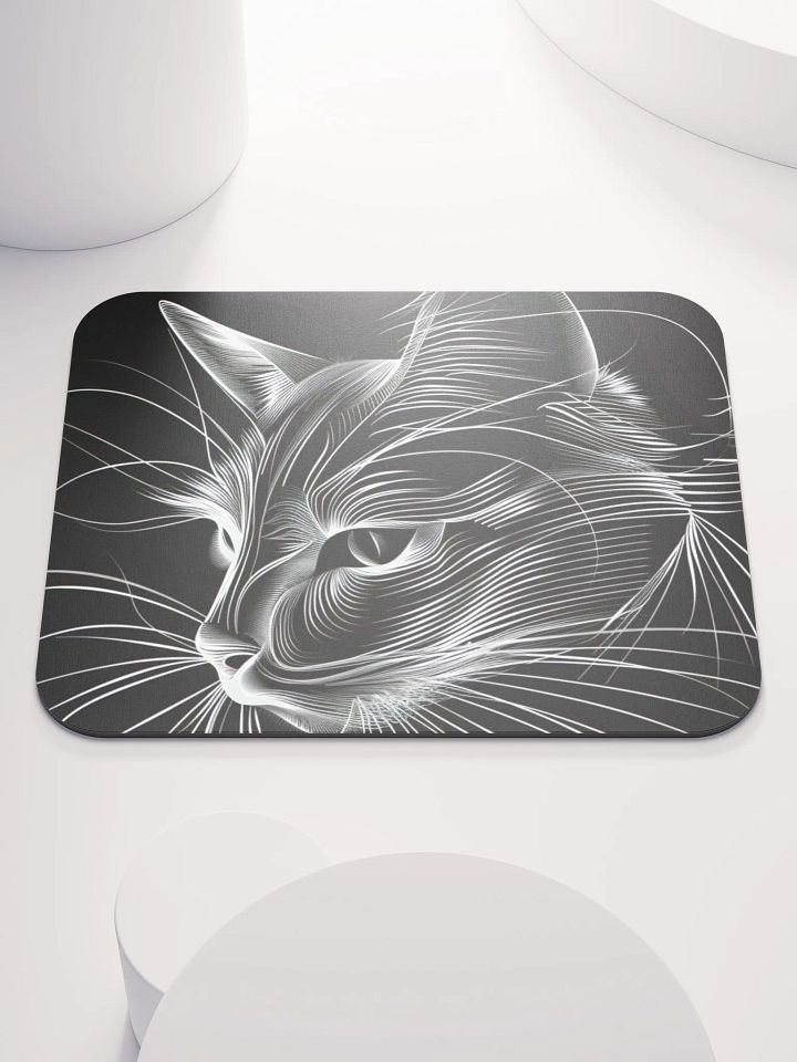 Whiskered Mouse Pad product image (1)