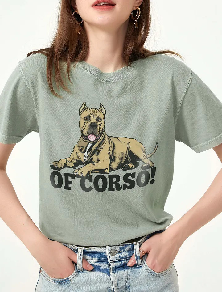 Of Corso! T-Shirt of a Cane Corso (Fawn) | Funny T-Shirt for Cane Corso Paw-rents product image (1)