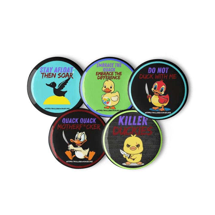 Killer Duckies Buttons product image (2)