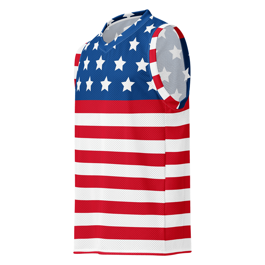 Stars & Stripes All-Over Basketball Jersey product image (1)