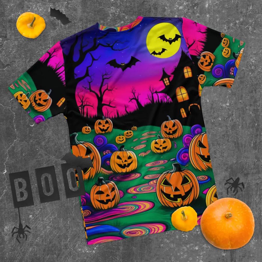 Haunted Pumpkins Habitat T Shirt product image (10)