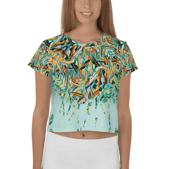 Colorful Destruction | Crop Tee product image (2)