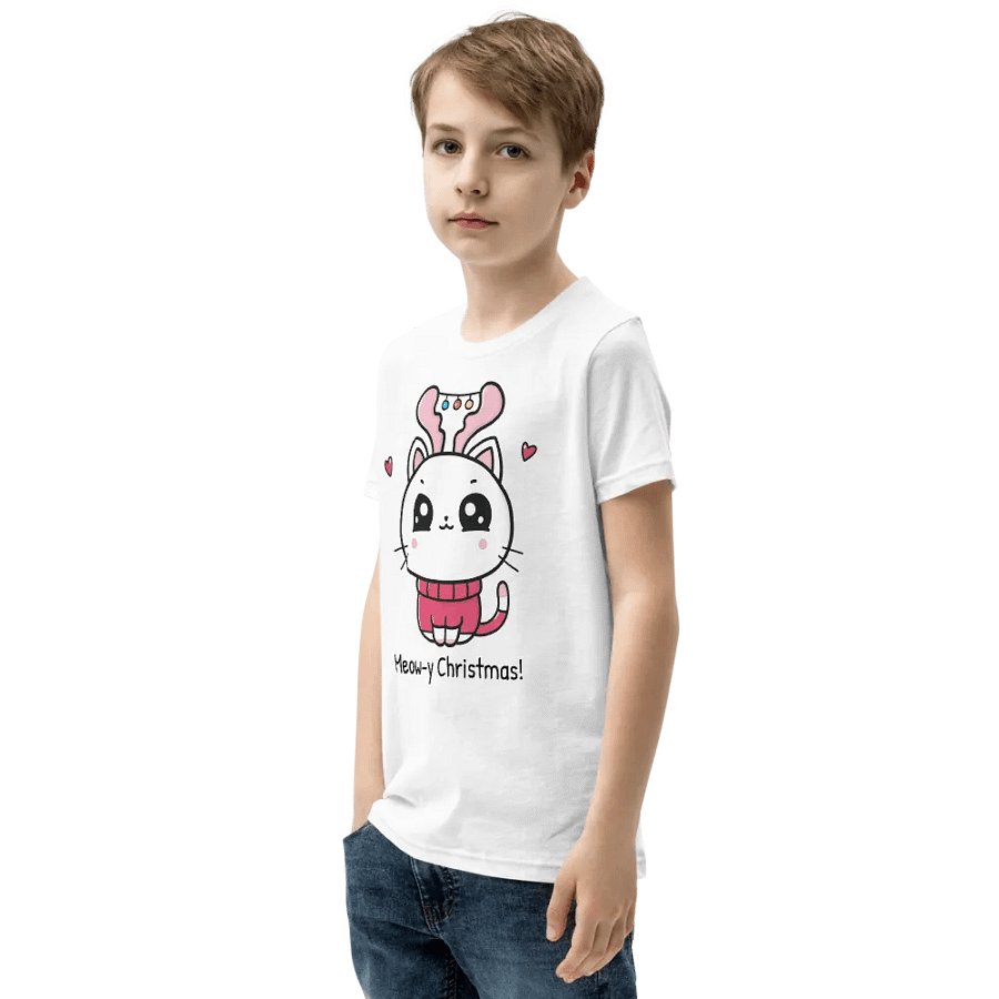 Whimsical Kitty Dreams Youth T-Shirt product image (4)