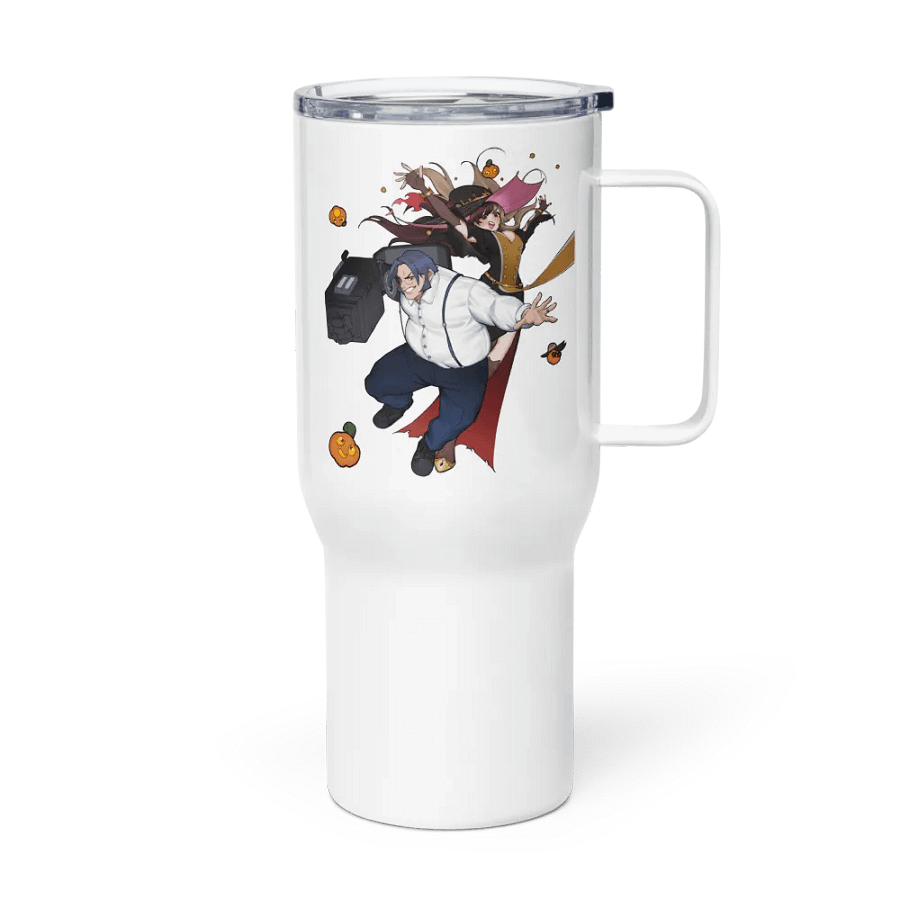 MageHouse: Pumpkin & Mecha - Travel Mug w/ Handle product image (1)