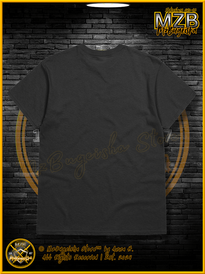 T-Shirt - MzBugeisha™ "Uniquely Designed in His Image" [golden/yllw] Faith based T-Shirt By Anna H. product image (2)