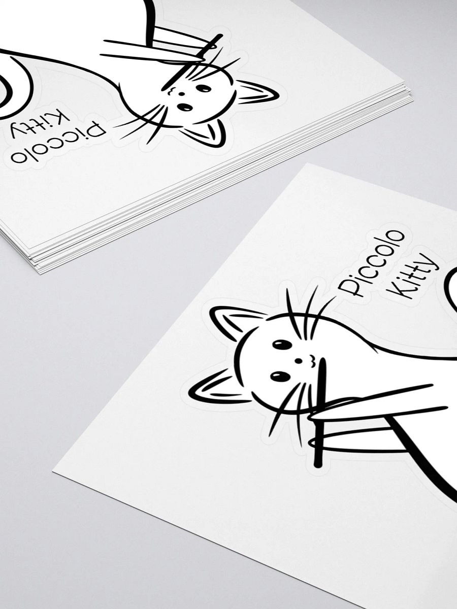 Whimsical Kiss Cut Piccolo Kitty Sticker product image (4)