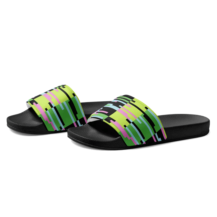 Pastel Grid Comfort Slides product image (2)