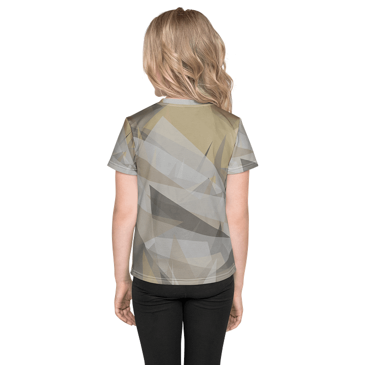 Geometric Layers Kids Crew Neck Tee product image (2)