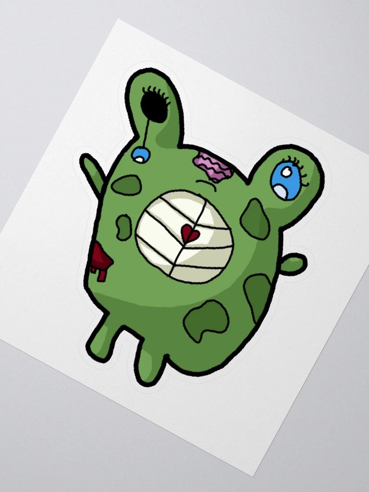 Zombfrog sticker by Grim Jr product image (2)