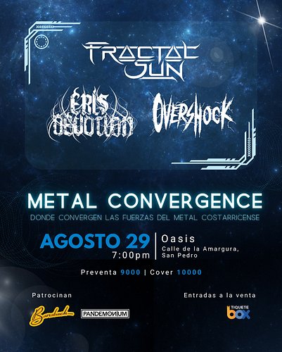 🔥🎸 METAL CONVERGENCE 🎸🔥

Estamos felices de invitarles a algo muy especial para nosotros. Una noche para compartir lo que más...