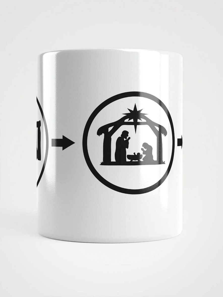 The Evolution of Christmas - White Glossy Mug product image (5)