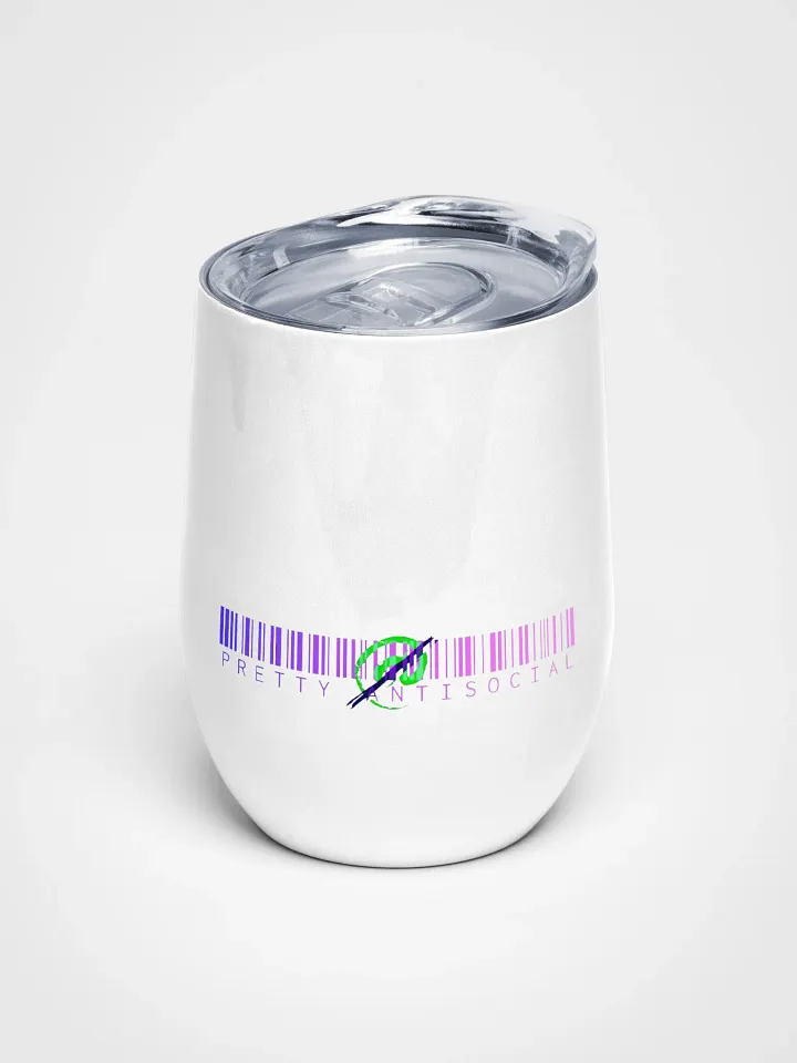 Pretty AntiSocial Barcode Logo Wine Tumbler product image (1)