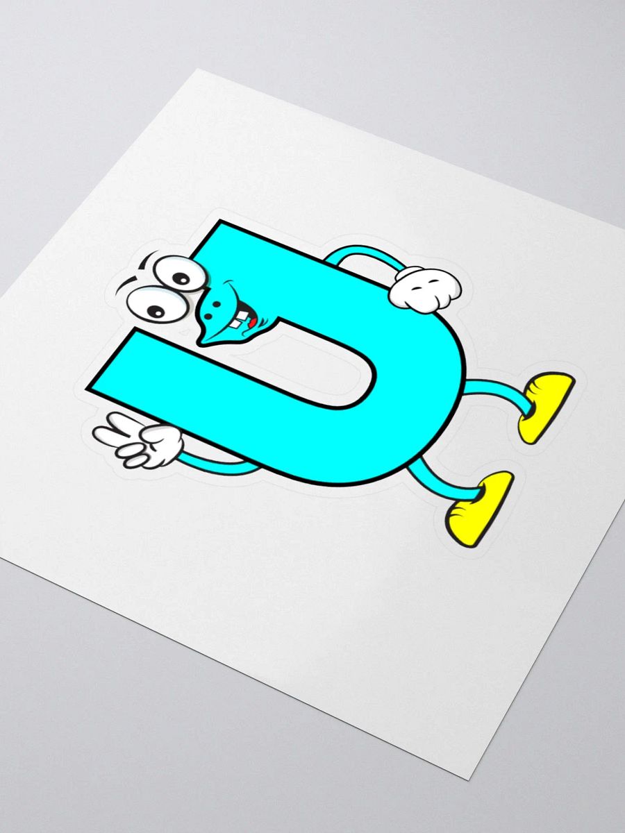 U Letter Cartoon Character Sticker product image (3)