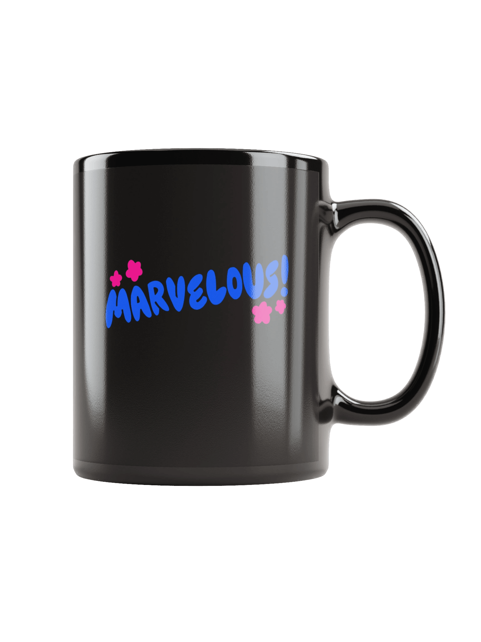 Marvelous! Text Printed Black Coffee Mug product image (1)