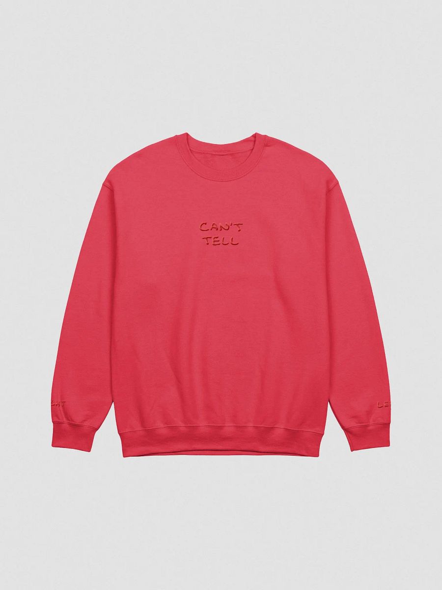 CAN'T TELL embroidered crewneck (red) product image (5)