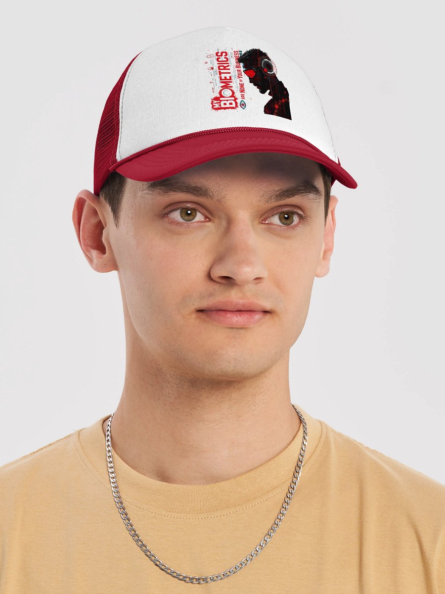 KLERIK Original Foam Trucker Hat - My Biometrics Are None Of Your Business product image (9)