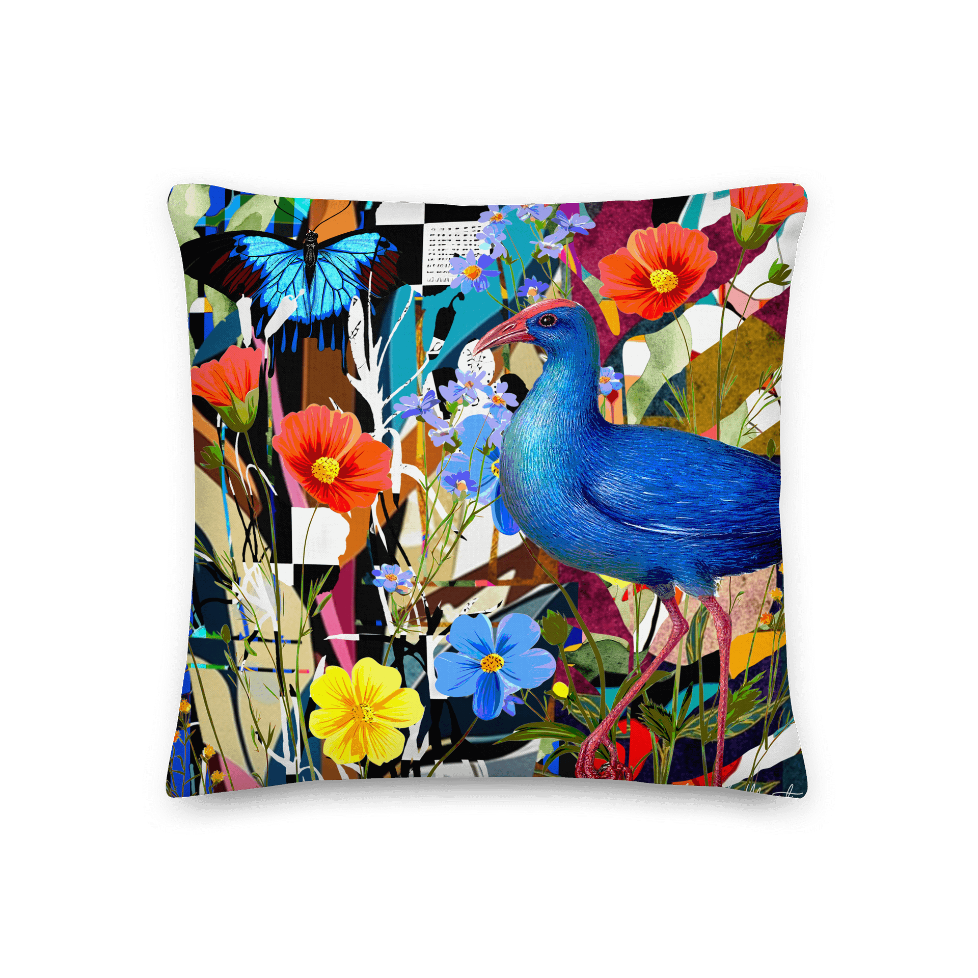 'Maximalist Flora' by Edward Martin Pillow product image (1)