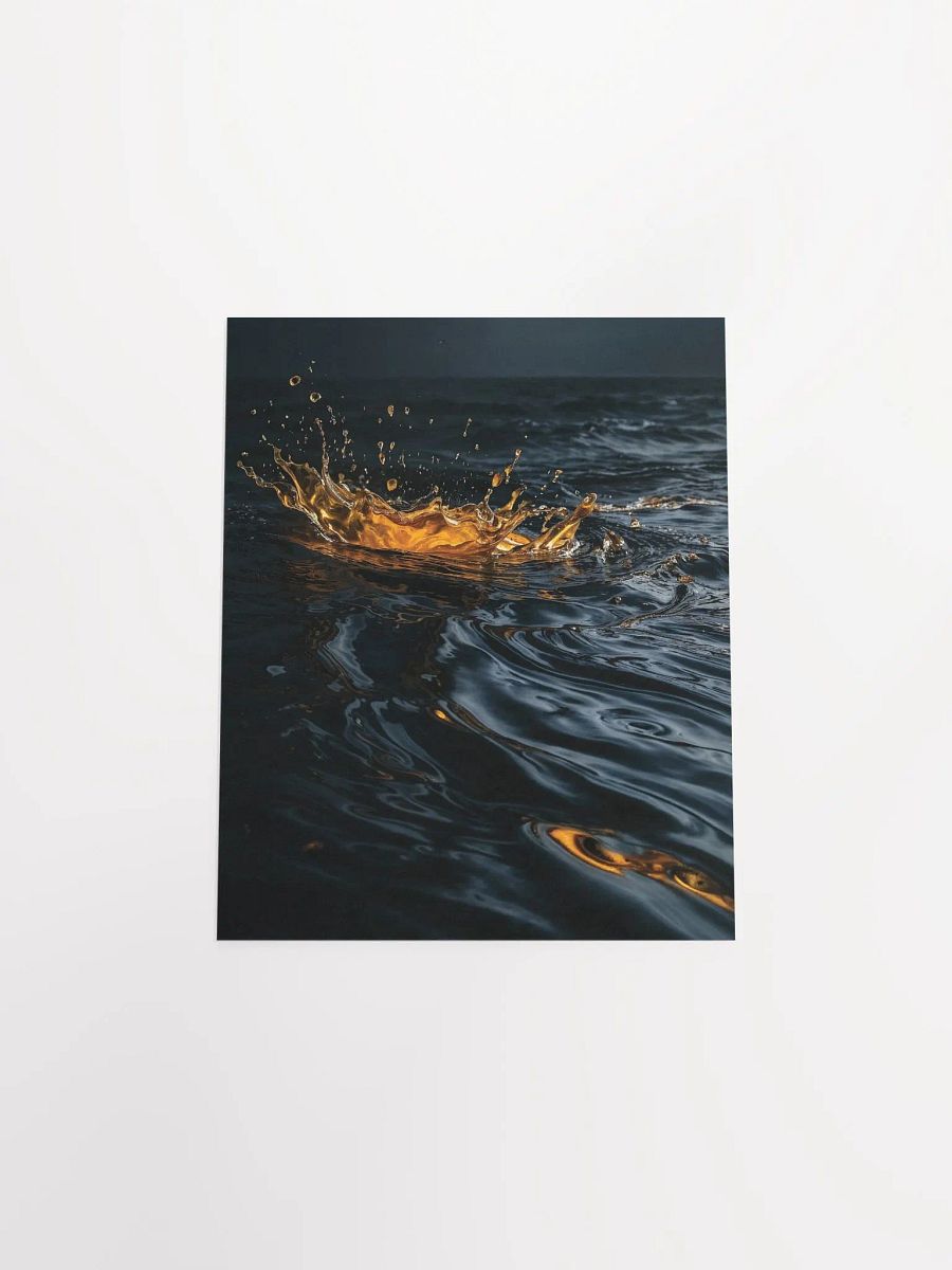 Golden Splash Enhanced Matte Poster product image (29)