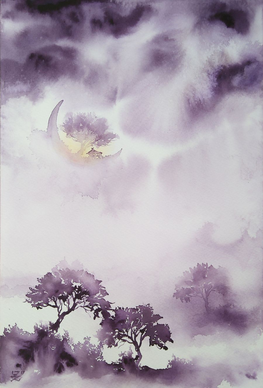"Munajat" Painting by Deni Je product image (1)