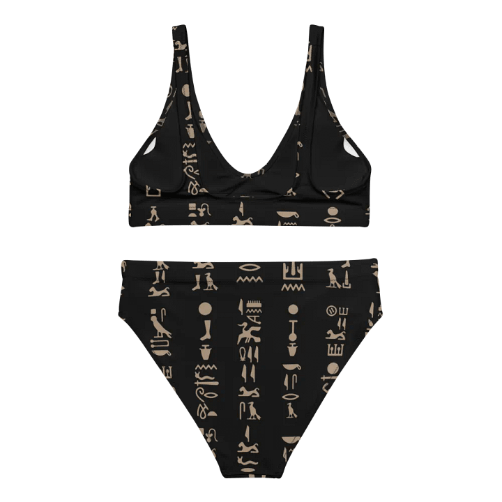 Isis Hieroglyphs Black Bikini Set product image (2)