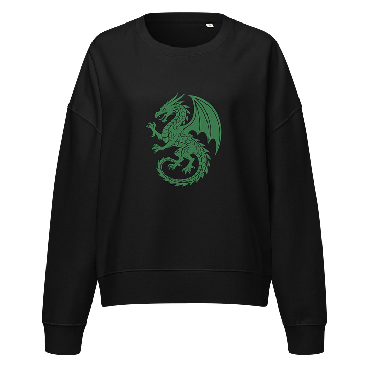 🟢Organic Cotton - 🟢 Green Dragon – Earthborn Force Sweater product image (1)
