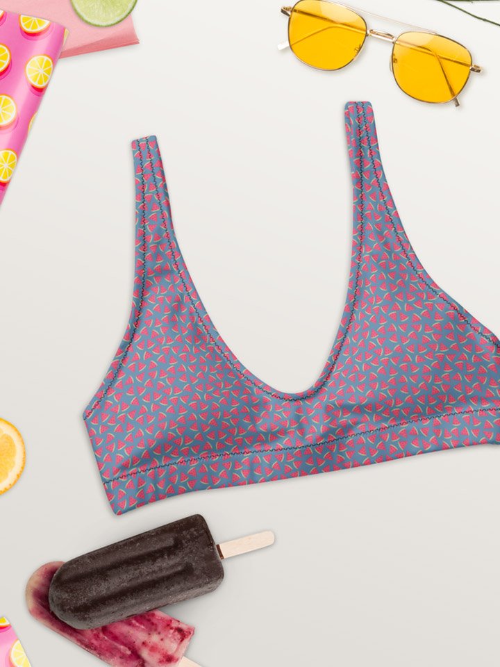 Small Watermelon Patterns Bikini Top product image (4)