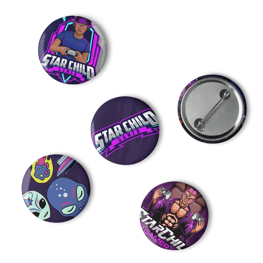 Star Child Gamer Button Set product image (4)