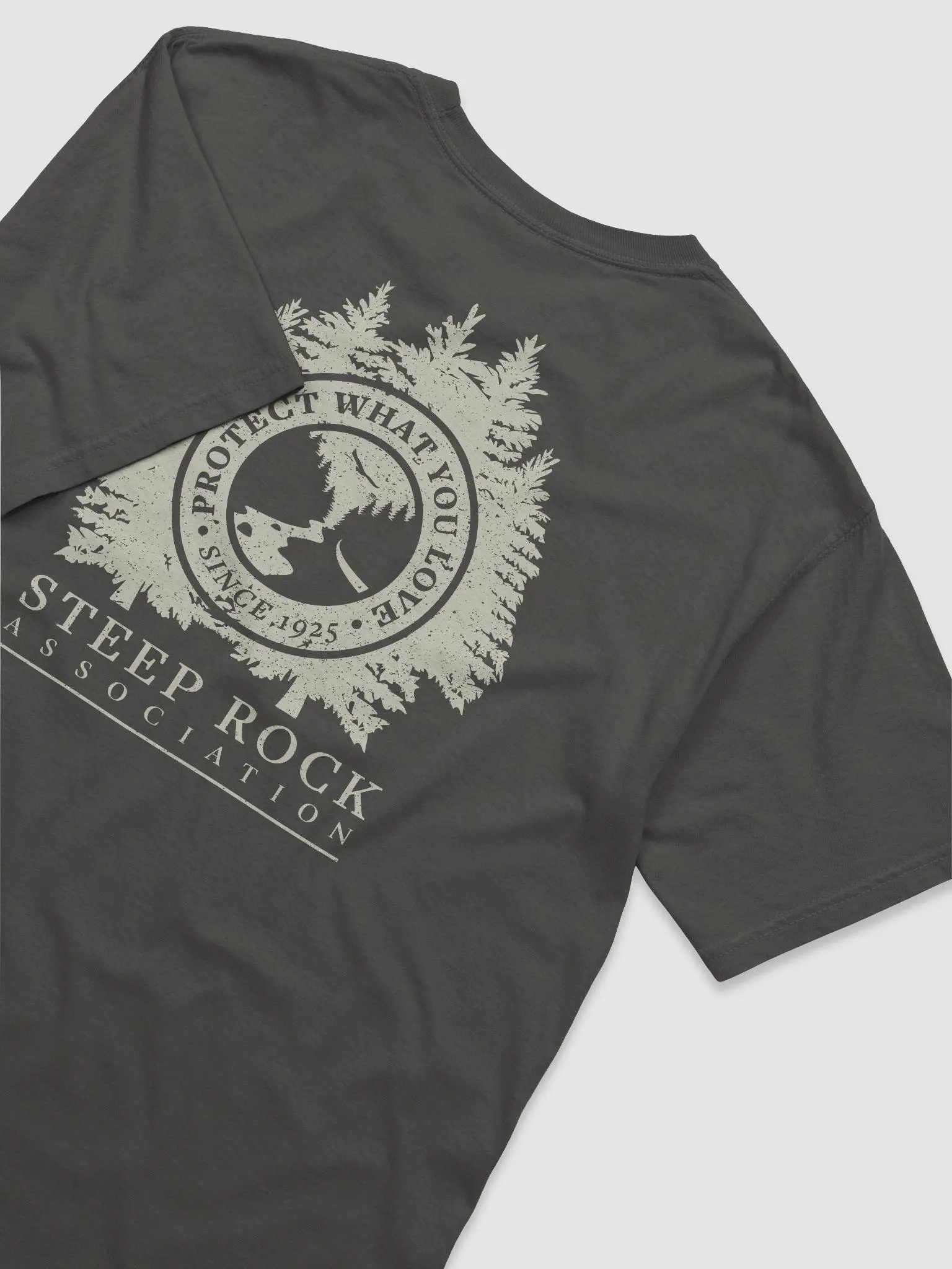 Steep Rock t-shirt (light green logo) product image (7)