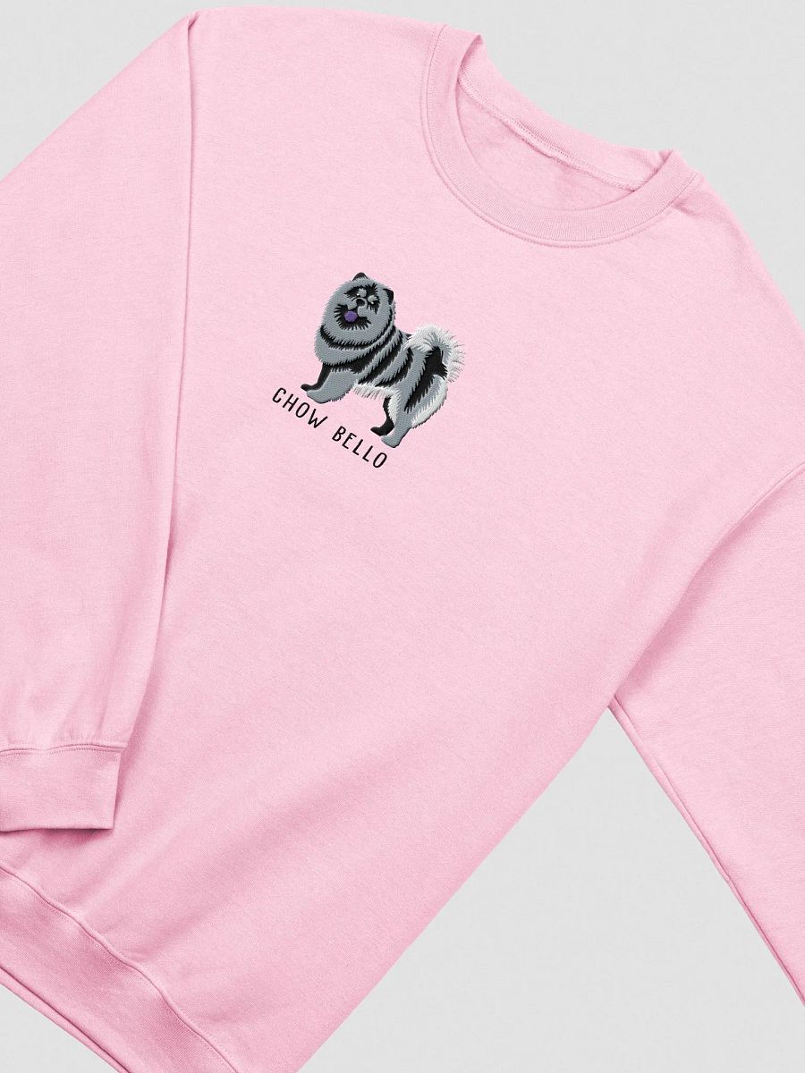 Chow Bello Sweatshirt(Embroidered) of a Chow Chow(Blue) product image (6)