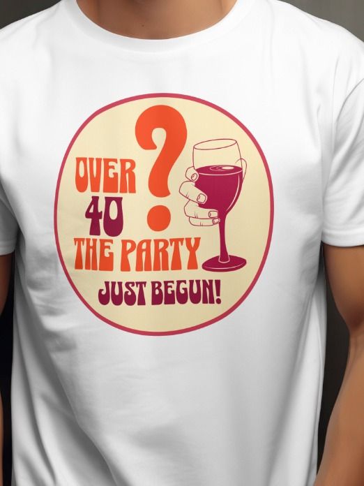 Fabulous at Forty: Wine Lover's Tee product image (1)