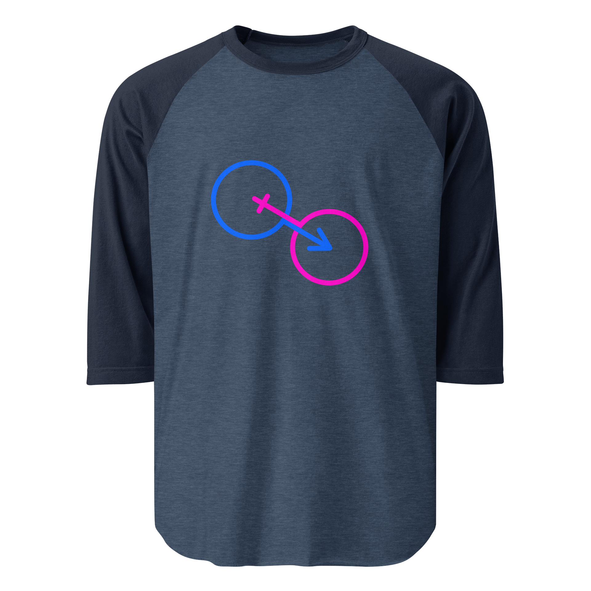 Interconnected Male & Female Raglan Tee product image (1)