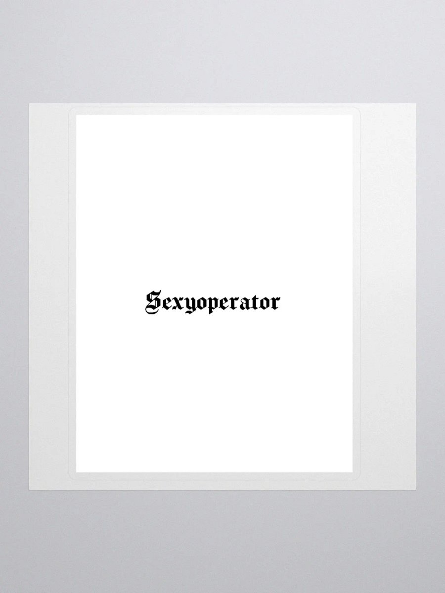 Sexyoperator sticker product image (1)