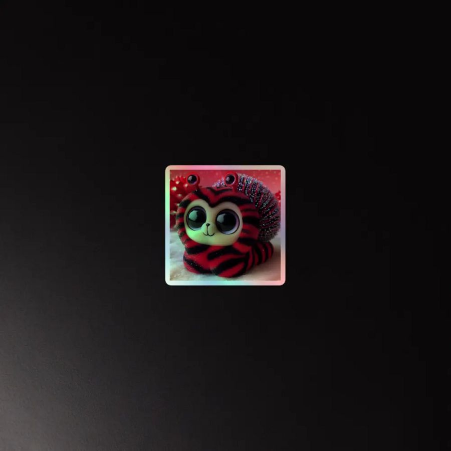 Sparkly Snail Holographic Sticker Sheet product image (4)