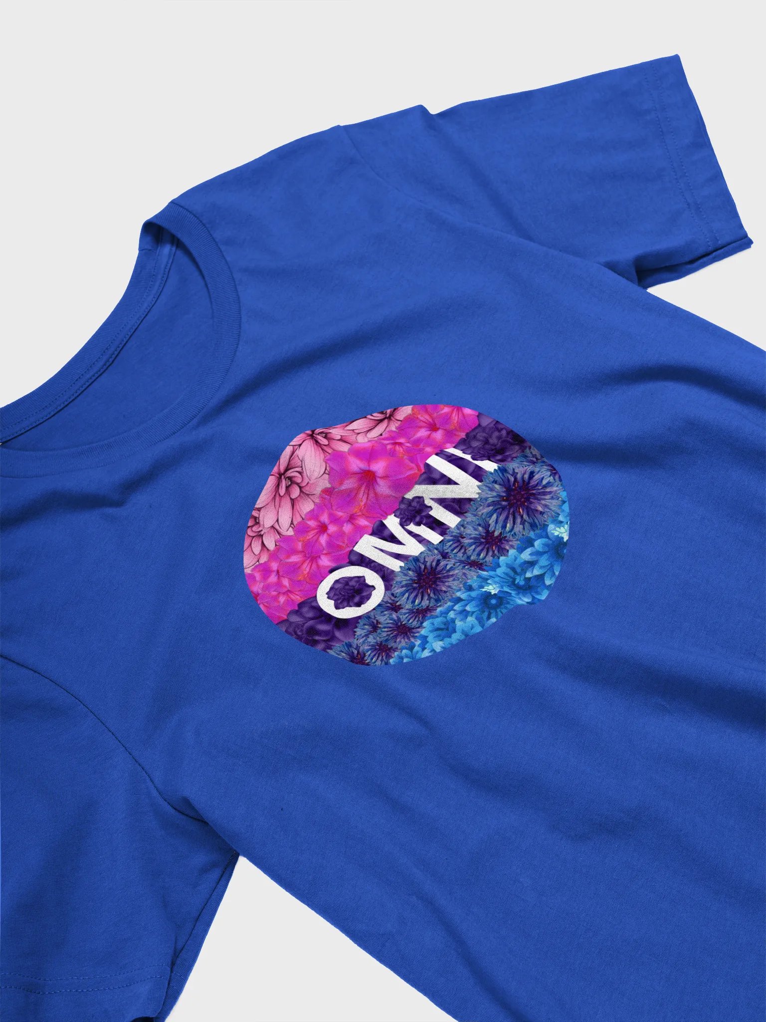 floral omnisexual t-shirt product image (3)