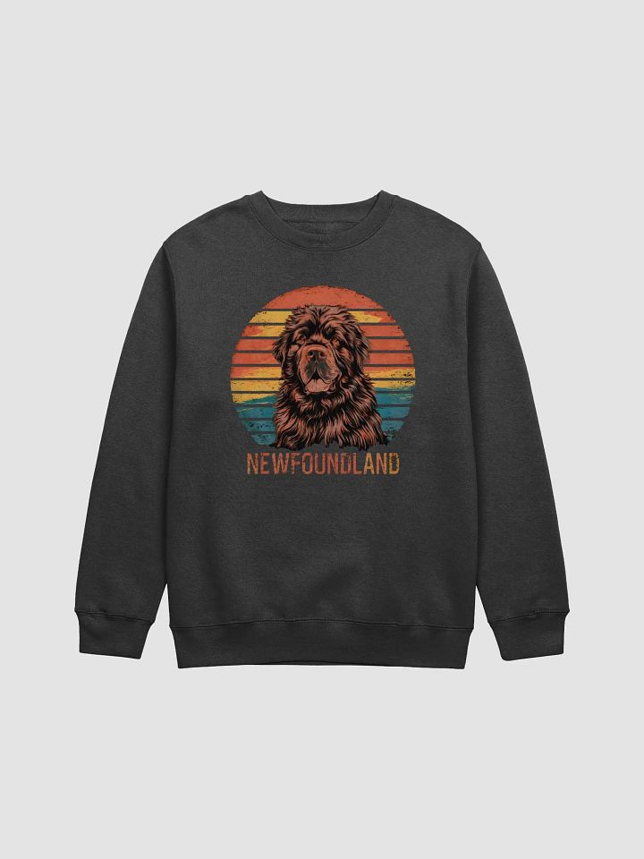 Classic Newfoundland Dog Graphic Sweatshirt - Ideal for Dog Enthusiasts product image (1)
