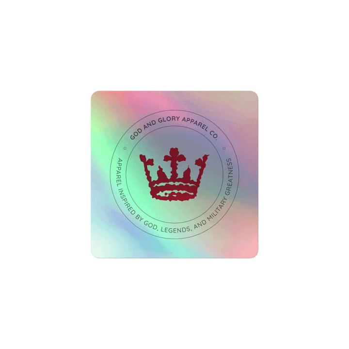 Crowned Legacy Holographic Sticker Set product image (1)