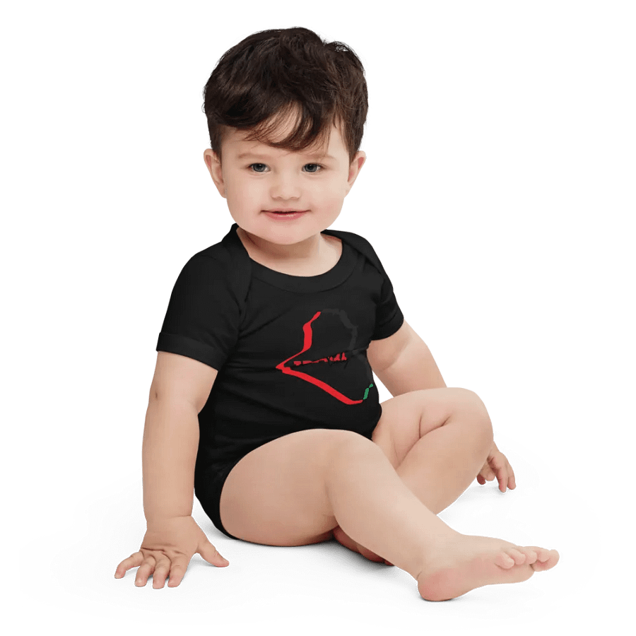 Iraqi Map and Only Iraqi baby Onesie product image (16)