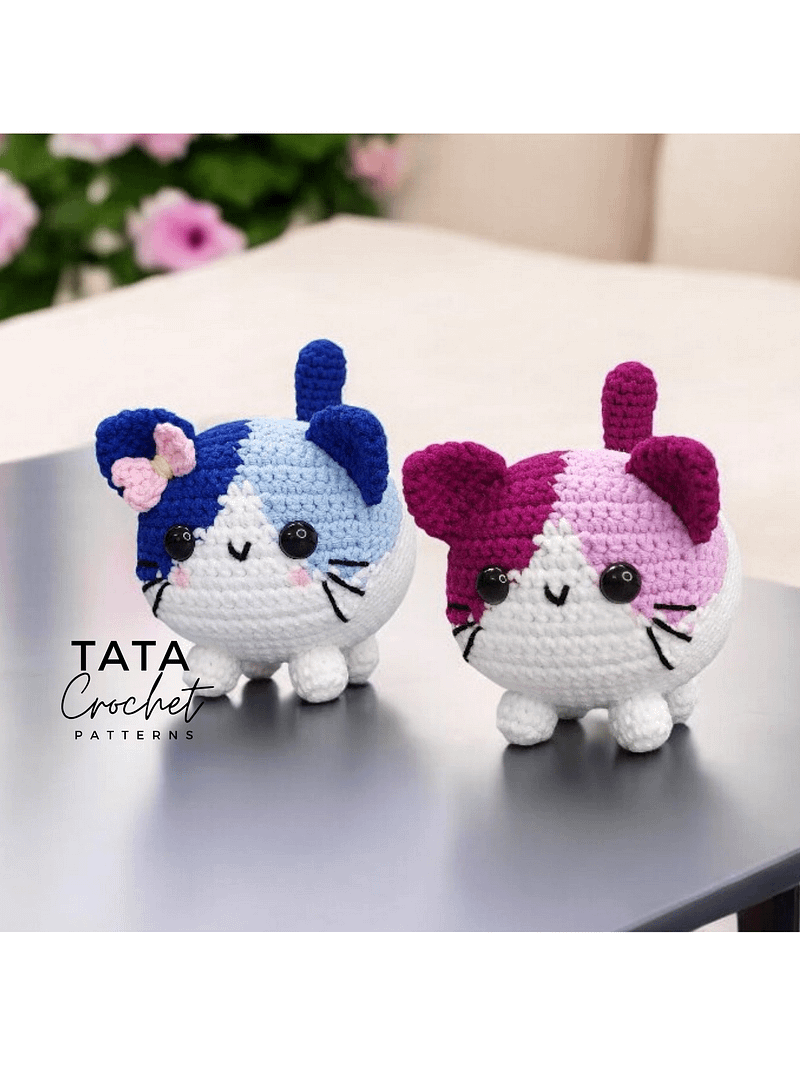 PDF Pattern ♡ Crochet Cute Loaf Cat
