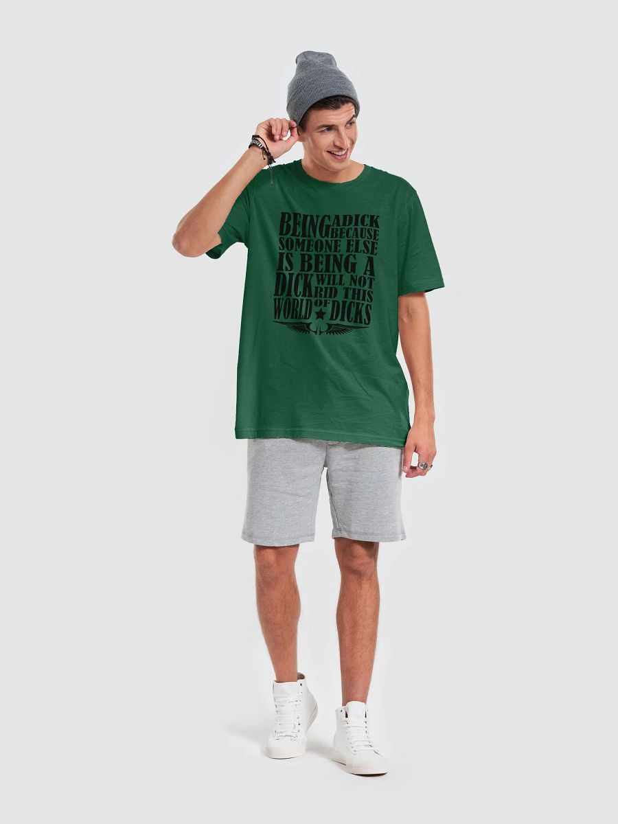 Stop Being A Dick - Black Lettering - Bella+Canvas Supersoft T-Shirt product image (4)