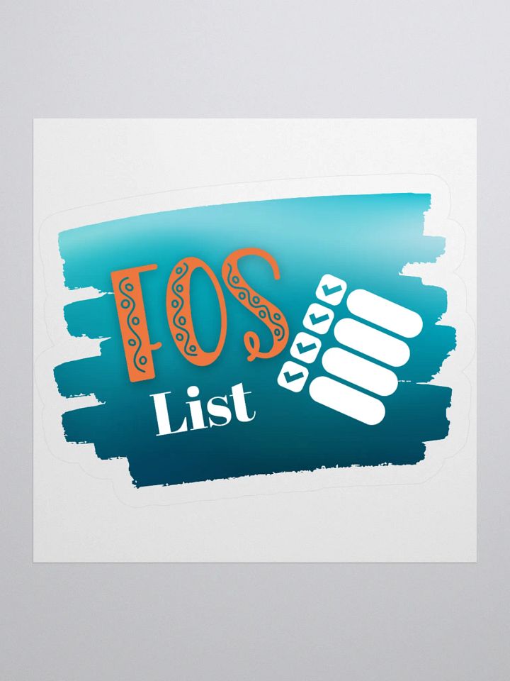 Fight On Sight List Kiss Cut Stickers product image (1)